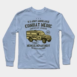 Army Ambulance Combat Medic Long Sleeve T-Shirt